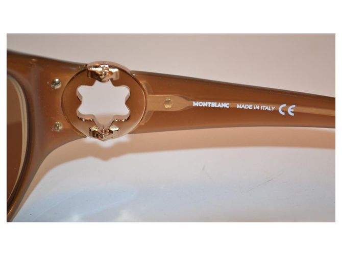 Montblanc Occhiali da sole MB91/S Marrone Oro D'oro - vista 7