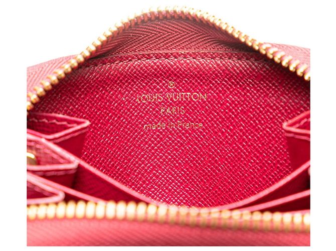 Estojo multi-cartões Monogram Louis Vuitton Vermelho Fuschia Monograma - vista 5