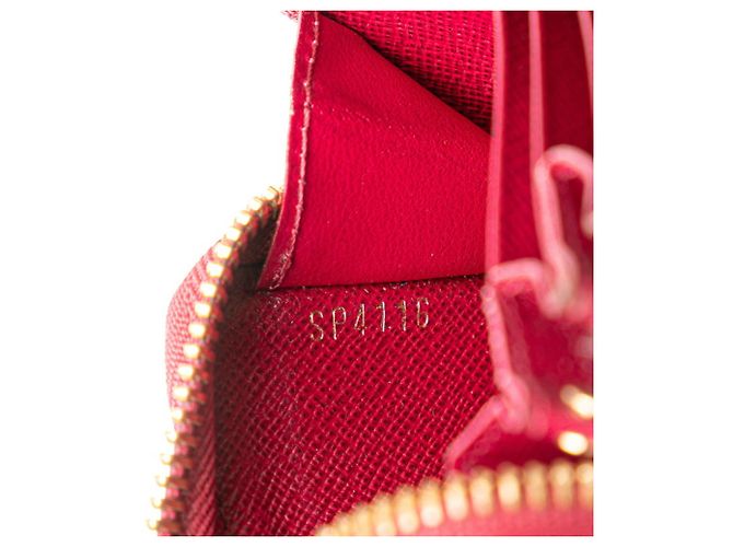 Estojo multi-cartões Monogram Louis Vuitton Vermelho Fuschia Monograma - vista 6