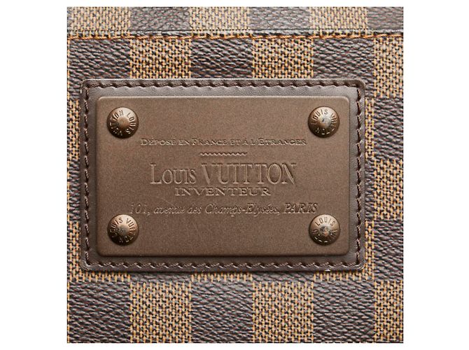 Borsa a Spalla Brooklyn Pochette Platt Damier Louis Vuitton Marrone Damier ebene - vista 5