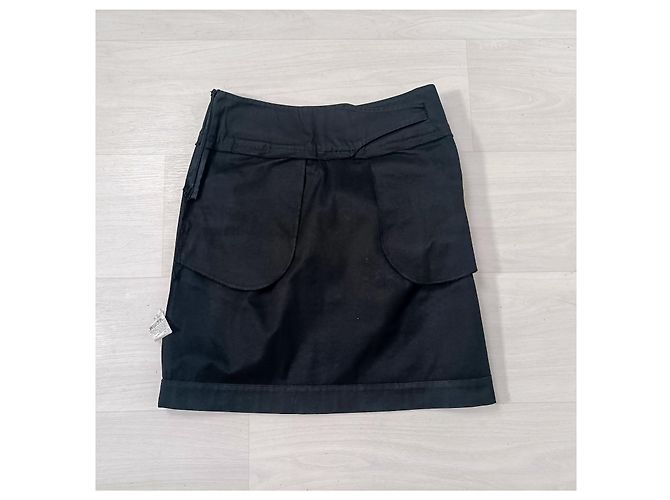 Max & Co vestido corto negro con cinturón - vista 4