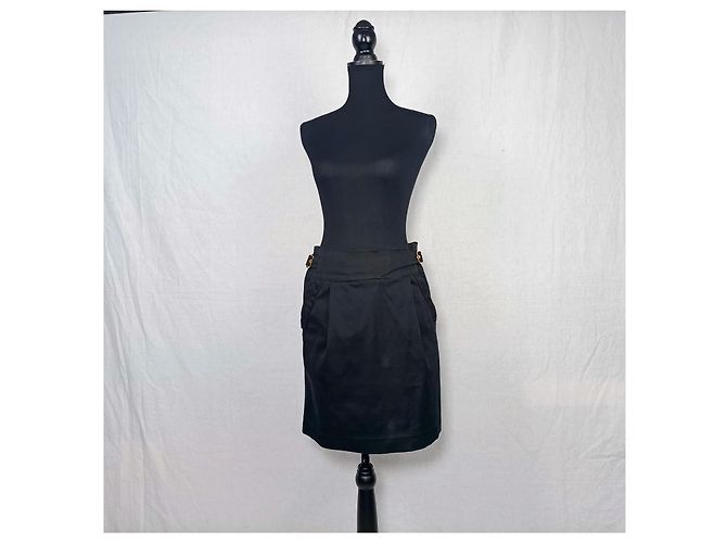 Max & Co vestido corto negro con cinturón - vista 5