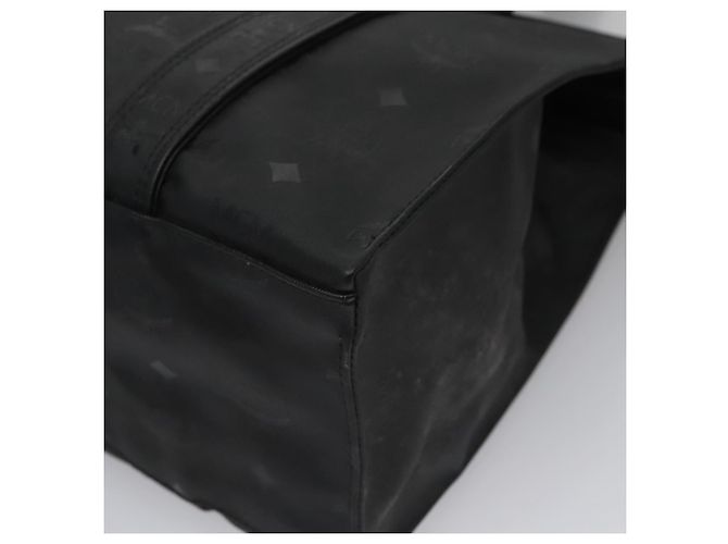 Borsa a spalla MCM Vicetos Logogram PVC Nera Auth SW023 Nero - vista 11