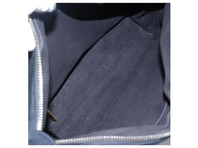 Borsa a spalla CHANEL Choco Bar in tela nera CC Auth BA034 Nero - vista 16
