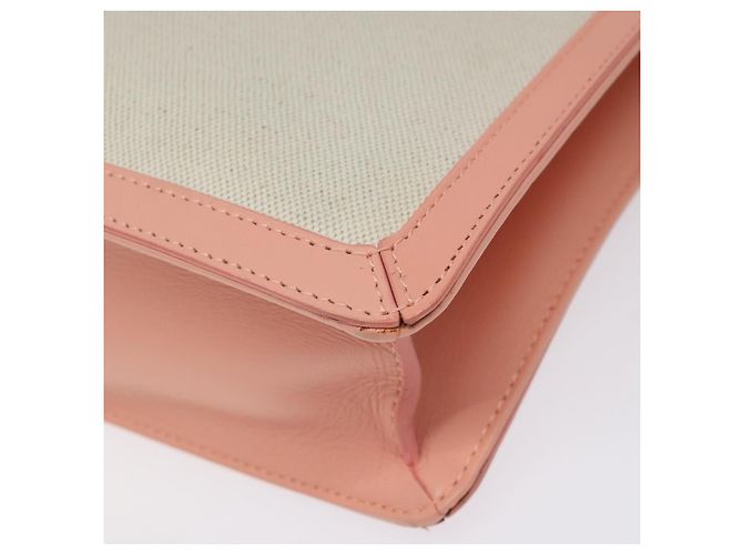Borsa a mano BALENCIAGA in tela rosa e bianca 410119 Auth bs22154 Bianco - vista 10