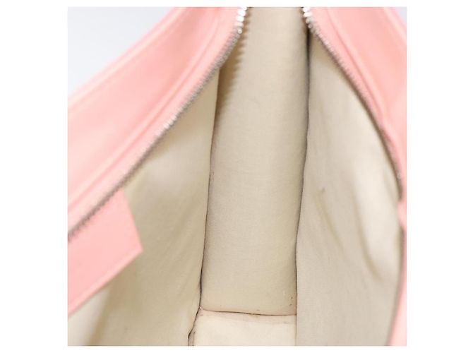 Borsa a mano BALENCIAGA in tela rosa e bianca 410119 Auth bs22154 Bianco - vista 15