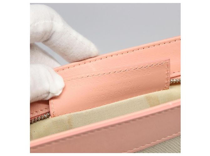 Borsa a mano BALENCIAGA in tela rosa e bianca 410119 Auth bs22154 Bianco - vista 17