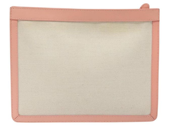 Borsa a mano BALENCIAGA in tela rosa e bianca 410119 Auth bs22154 Bianco - vista 3