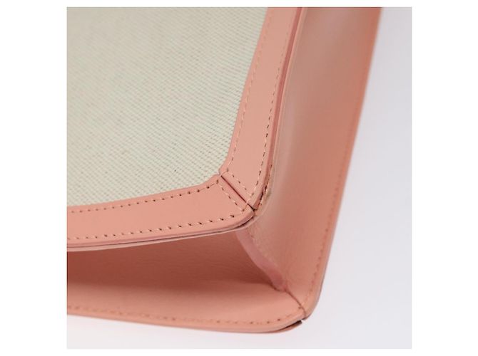 Borsa a mano BALENCIAGA in tela rosa e bianca 410119 Auth bs22154 Bianco - vista 9