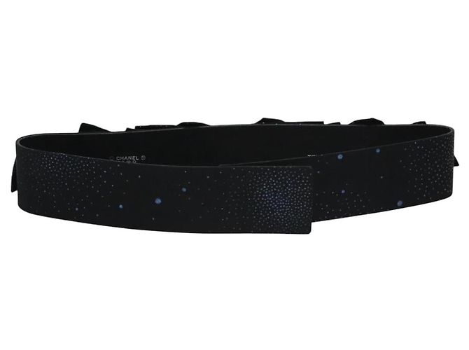 Cintura CHANEL in pelle 29,9"" nera CC Auth bs21650 Nero - vista 3