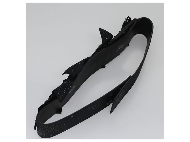 Cintura CHANEL in pelle 29,9"" nera CC Auth bs21650 Nero - vista 7