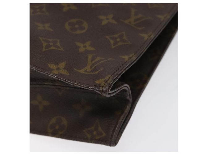 LOUIS VUITTON Sac Plat Monogram Borsa a Mano M51140 LV Auth ep7390 Monogramma - vista 10