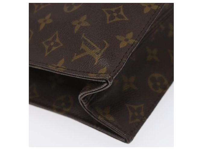 LOUIS VUITTON Sac Plat Monogram Borsa a Mano M51140 LV Auth ep7390 Monogramma - vista 11
