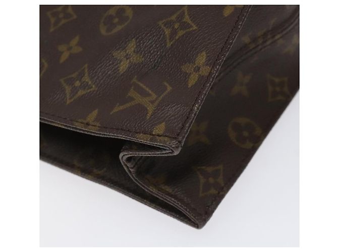 LOUIS VUITTON Sac Plat Monogram Borsa a Mano M51140 LV Auth ep7390 Monogramma - vista 13