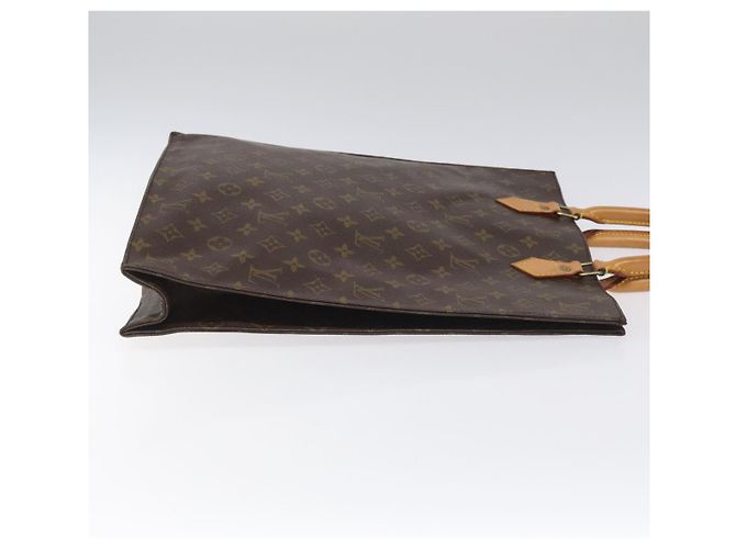 LOUIS VUITTON Sac Plat Monogram Borsa a Mano M51140 LV Auth ep7390 Monogramma - vista 4