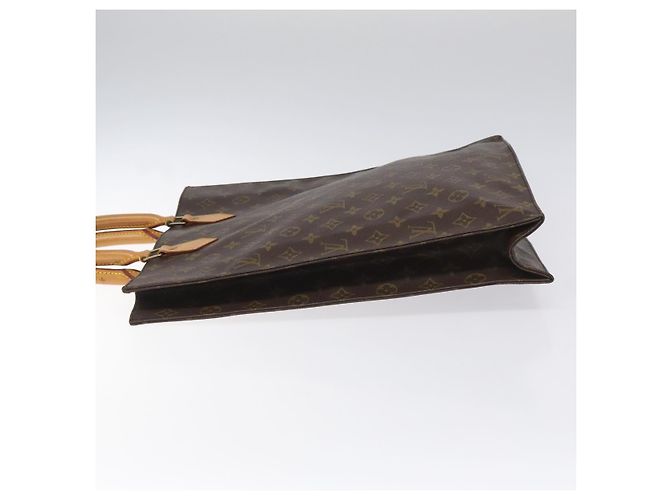 LOUIS VUITTON Sac Plat Monogram Borsa a Mano M51140 LV Auth ep7390 Monogramma - vista 5