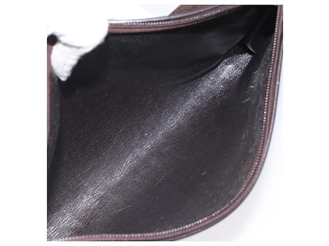 Borsa a spalla in tela Trotter Christian Dior marrone Auth bs22437 - vista 17