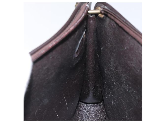 Borsa a spalla in tela Trotter Christian Dior marrone Auth bs22437 - vista 19