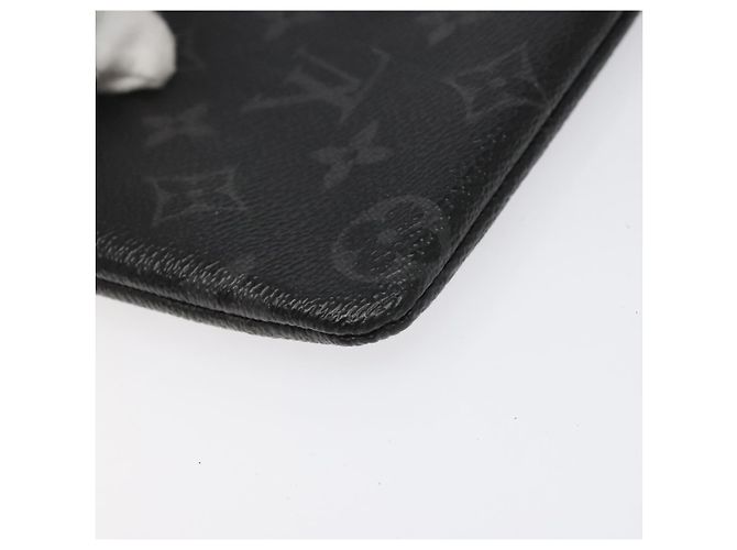 CUSTODIA PER IPHONE LOUIS VUITTON Monogram Eclipse Fragment M64433 LV Auth 113203 Monogramma - vista 11