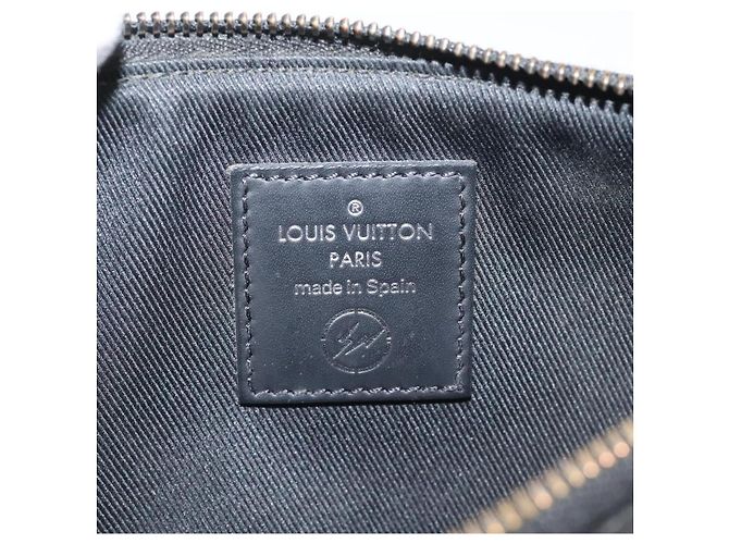 CUSTODIA PER IPHONE LOUIS VUITTON Monogram Eclipse Fragment M64433 LV Auth 113203 Monogramma - vista 15