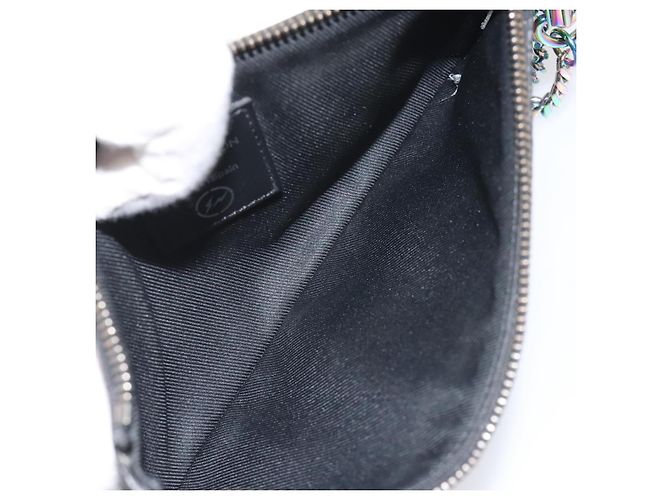 CUSTODIA PER IPHONE LOUIS VUITTON Monogram Eclipse Fragment M64433 LV Auth 113203 Monogramma - vista 16