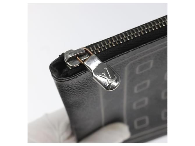 CUSTODIA PER iPHONE LOUIS VUITTON Monogram Eclipse Fragment M64449 LV Auth 113202 Monogramma - vista 14