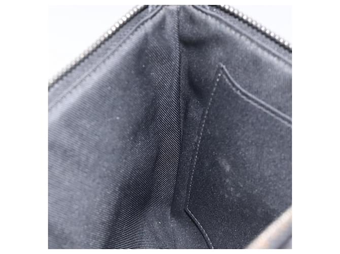 CUSTODIA PER iPHONE LOUIS VUITTON Monogram Eclipse Fragment M64449 LV Auth 113202 Monogramma - vista 18