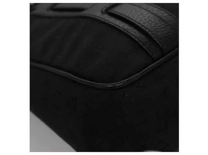 Bulgari Borsa a mano BVLGARI in tela nera e argento autentica bs22572 Nero - vista 12