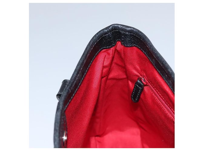 Bulgari Borsa a mano BVLGARI in tela nera e argento autentica bs22572 Nero - vista 18
