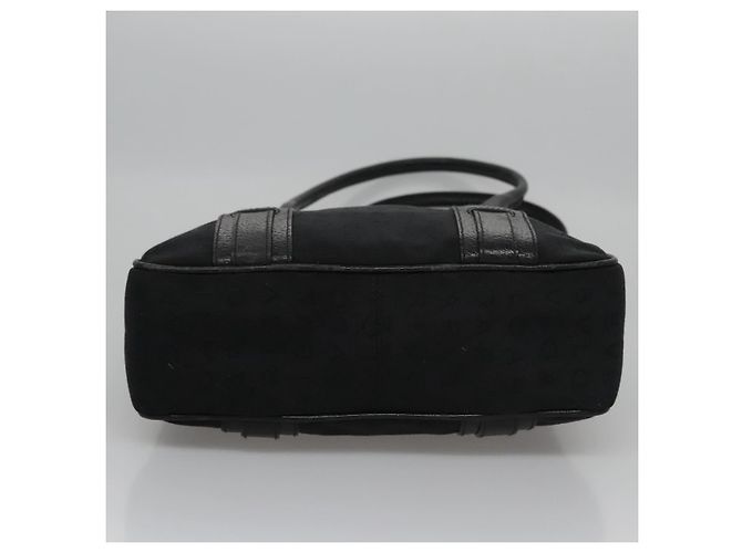 Bulgari Borsa a mano BVLGARI in tela nera e argento autentica bs22572 Nero - vista 9