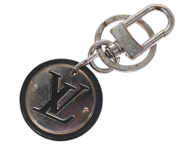 LOUIS VUITTON Charm metallo Argento LV Auth bs22399 - vista 2