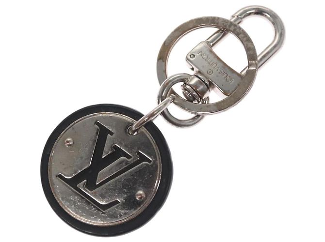 LOUIS VUITTON Charm metallo Argento LV Auth bs22399 - vista 3