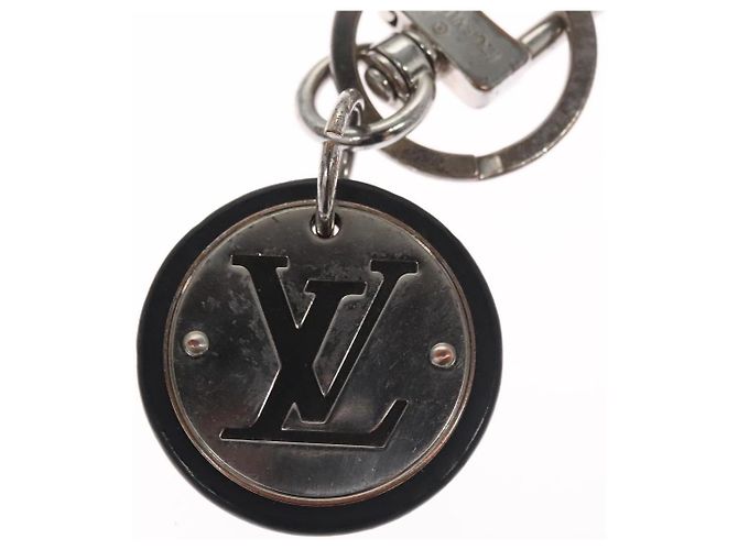 LOUIS VUITTON Charm metallo Argento LV Auth bs22399 - vista 5