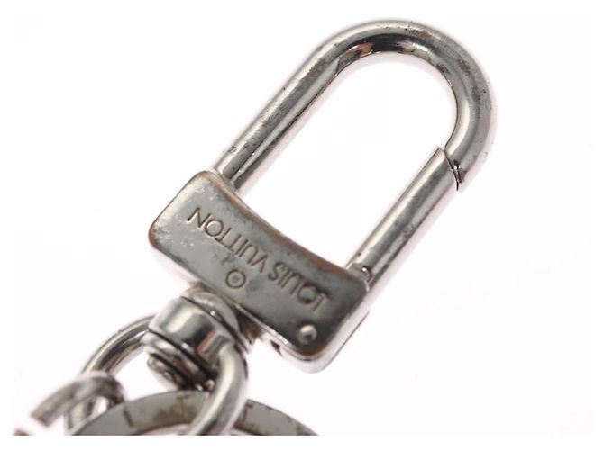 LOUIS VUITTON Charm metallo Argento LV Auth bs22399 - vista 7
