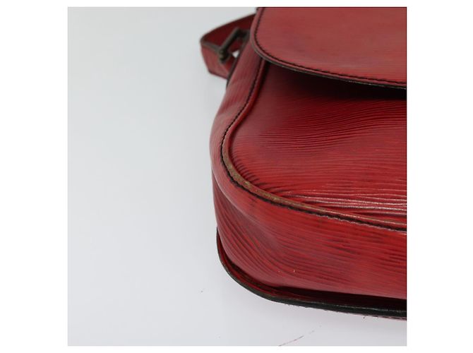 Saint-Cloud LOUIS VUITTON Epi Saint Cloud GM Borsa a Spalla Rossa M52197 LV Auth yb724 Rosso - vista 10
