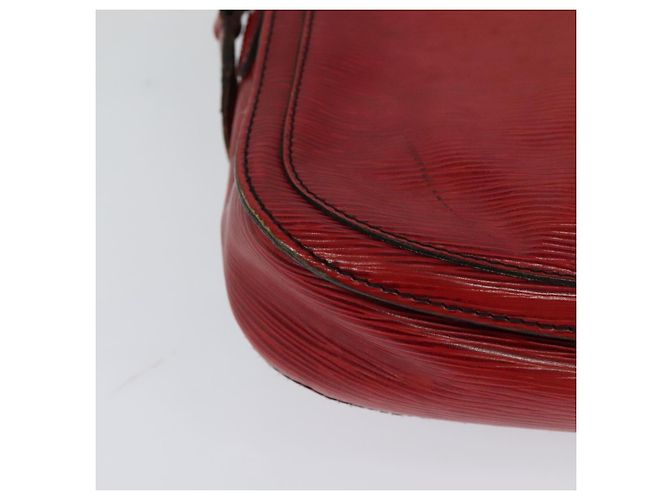 Saint-Cloud LOUIS VUITTON Epi Saint Cloud GM Borsa a Spalla Rossa M52197 LV Auth yb724 Rosso - vista 12