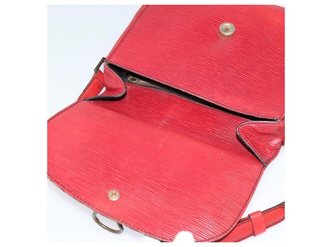 Saint-Cloud LOUIS VUITTON Epi Saint Cloud GM Borsa a Spalla Rossa M52197 LV Auth yb724 Rosso - vista 15