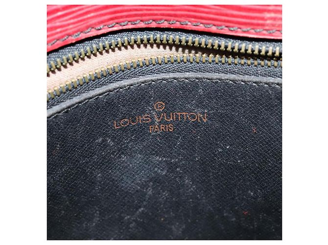 Saint-Cloud LOUIS VUITTON Epi Saint Cloud GM Borsa a Spalla Rossa M52197 LV Auth yb724 Rosso - vista 16