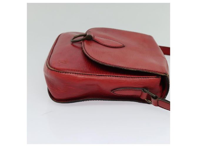 Saint-Cloud LOUIS VUITTON Epi Saint Cloud GM Borsa a Spalla Rossa M52197 LV Auth yb724 Rosso - vista 5