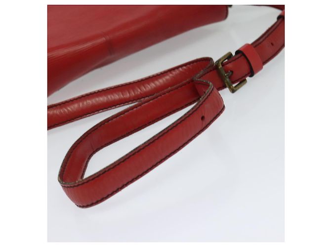 Saint-Cloud LOUIS VUITTON Epi Saint Cloud GM Borsa a Spalla Rossa M52197 LV Auth yb724 Rosso - vista 7