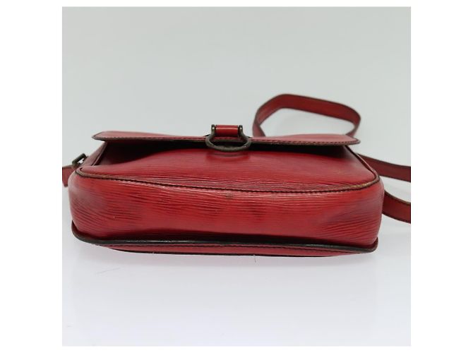Saint-Cloud LOUIS VUITTON Epi Saint Cloud GM Borsa a Spalla Rossa M52197 LV Auth yb724 Rosso - vista 9