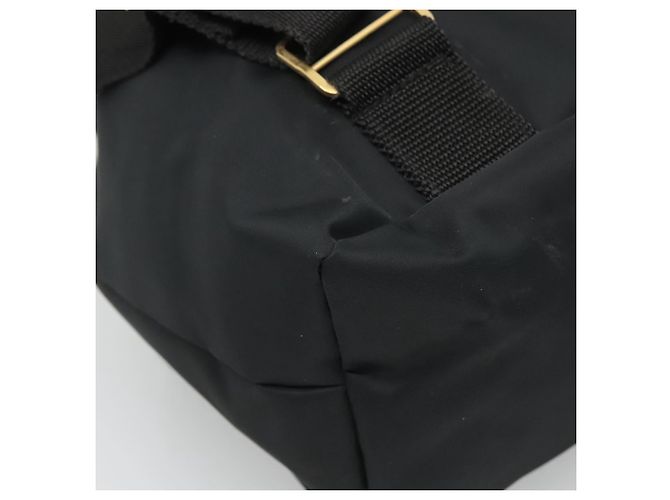 Zaino in nylon nero Gianni Versace Auth 115404 - vista 13