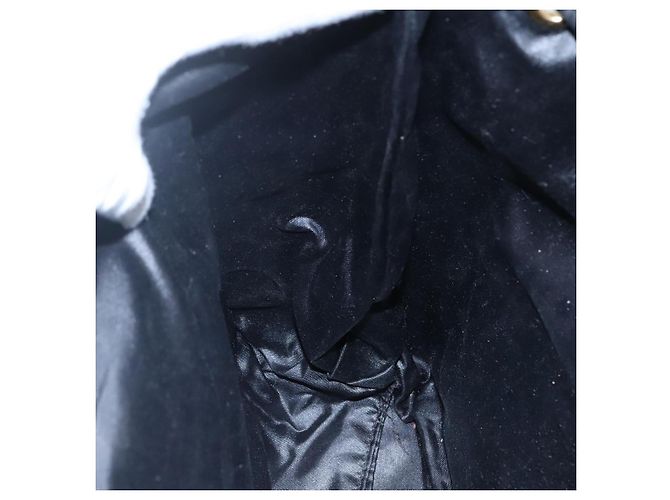 Zaino in nylon nero Gianni Versace Auth 115404 - vista 19