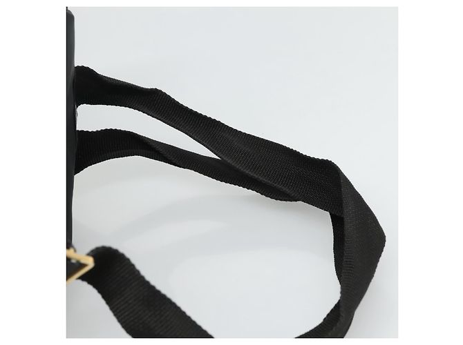 Zaino in nylon nero Gianni Versace Auth 115404 - vista 8