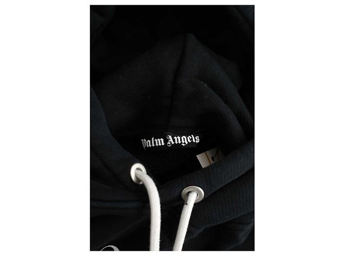 Palm Angels Sudadera de algodón negra Negro - vista 5