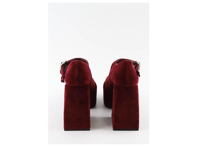 Nodaleto Bordeaux Samtabsätze - Ansicht 2