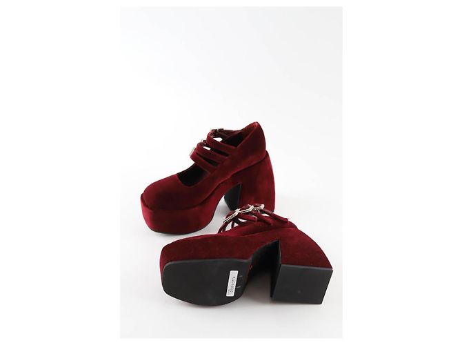 Nodaleto Bordeaux Samtabsätze - Ansicht 5