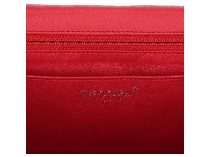 Borsa a spalla in pelle rosso lampone Chanel - anni 2000 - vista 10