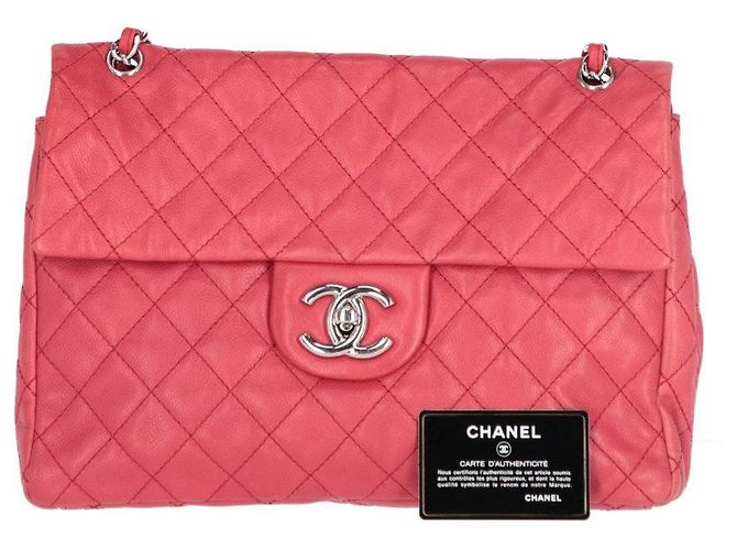 Borsa a spalla in pelle rosso lampone Chanel - anni 2000 - vista 12
