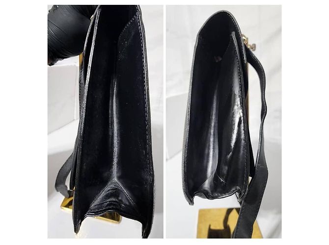 Borsa a tracolla Monceau Epi Louis Vuitton Nera Nero - vista 12